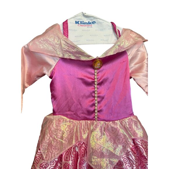 Disney Princess Halloween Pretend Play Aurora Sleeping Beauty Costume Size 4-6X - Picture 3 of 7